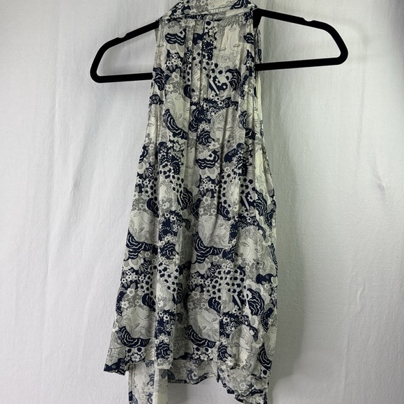 Anthropologie Maeve Asymmetrical Sleeveless Blouse size 8 - Picture 2 of 11